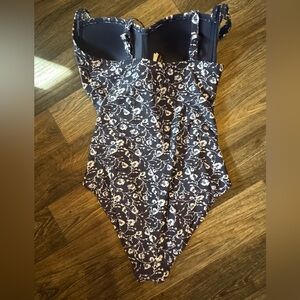Women’s Navy Floral One-Piece Swimsuit